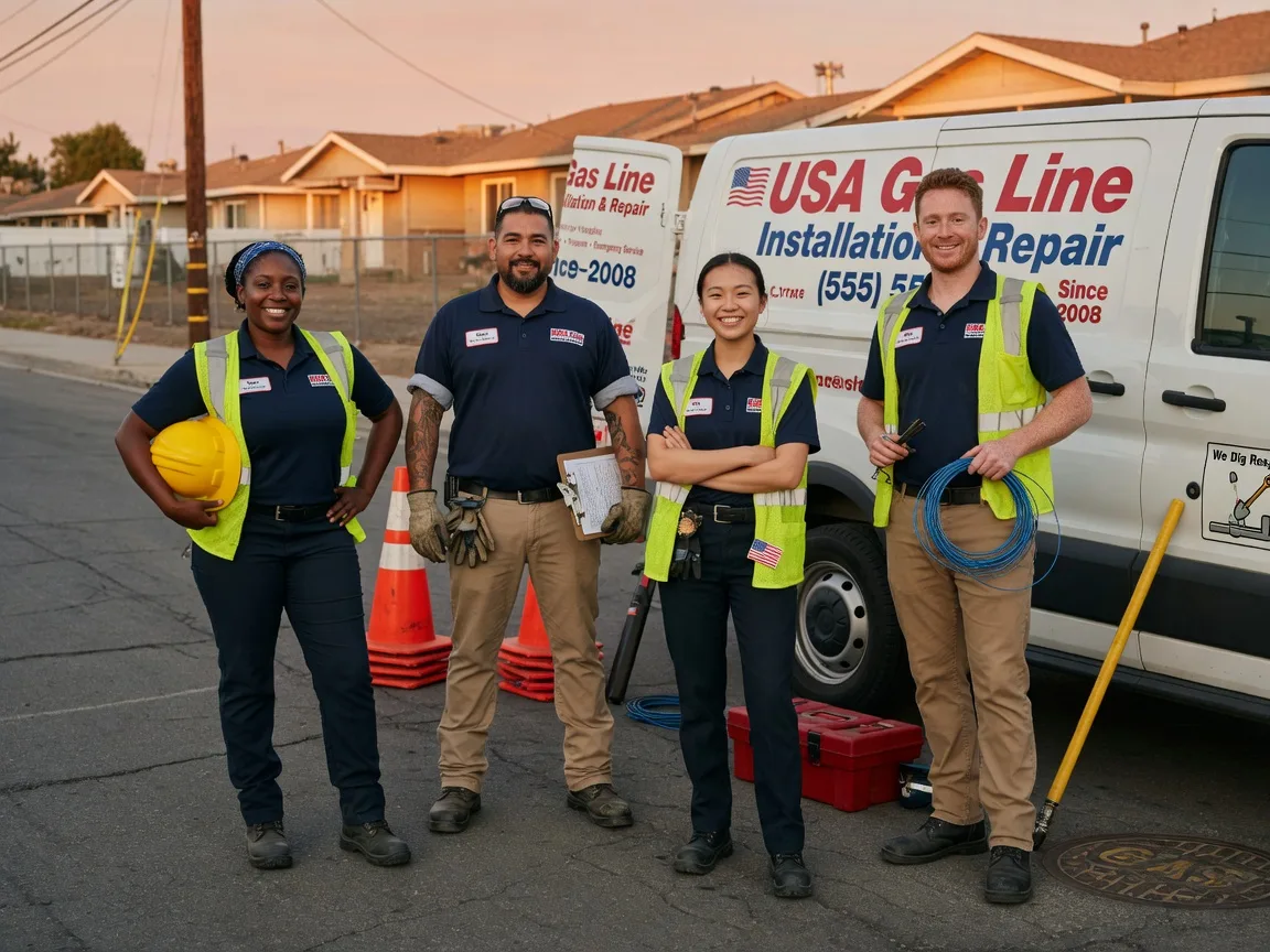 Gas Line Installation company in Hilliards, PA